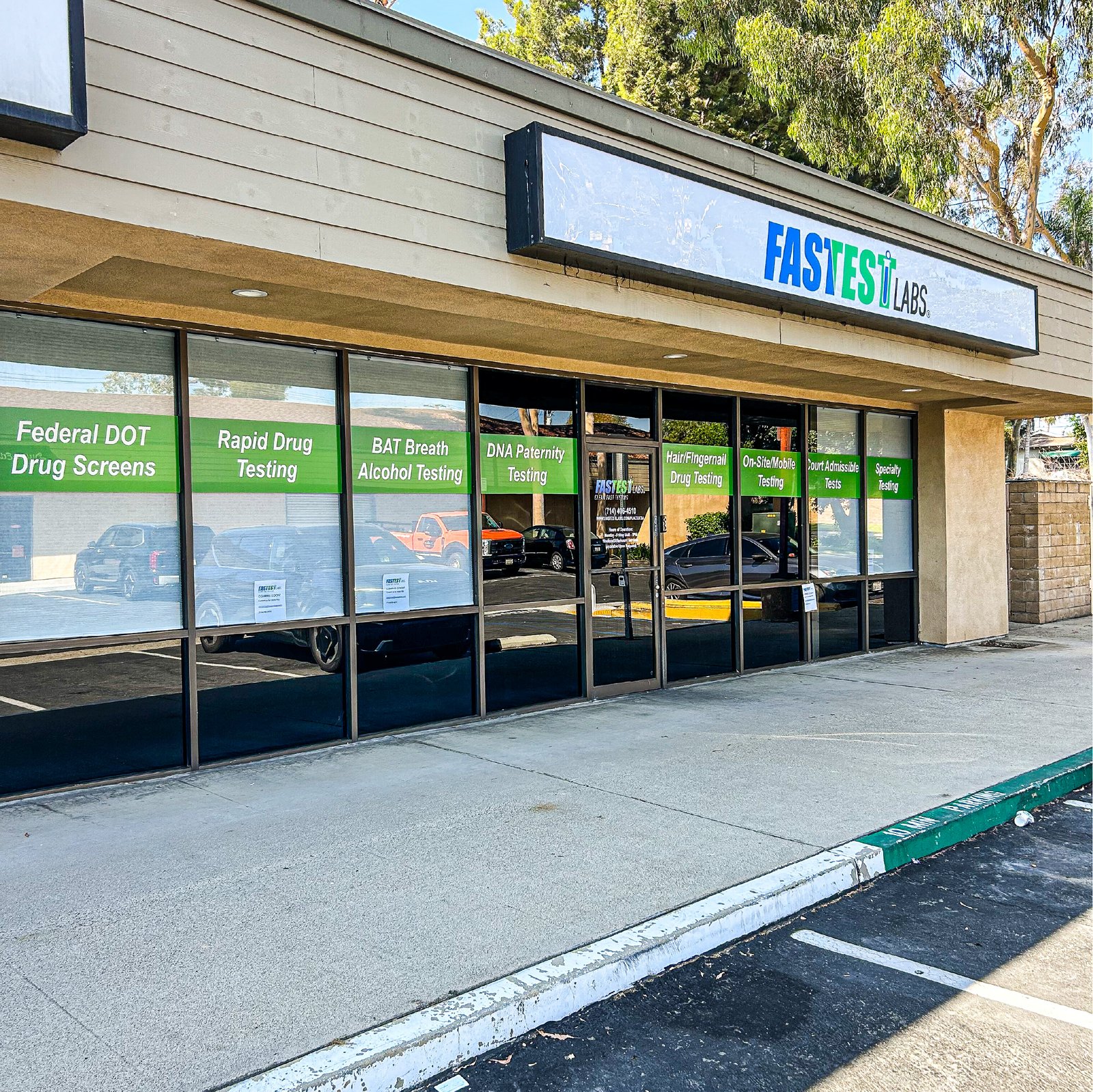 Fastest Labs - Storefront Window Graphics