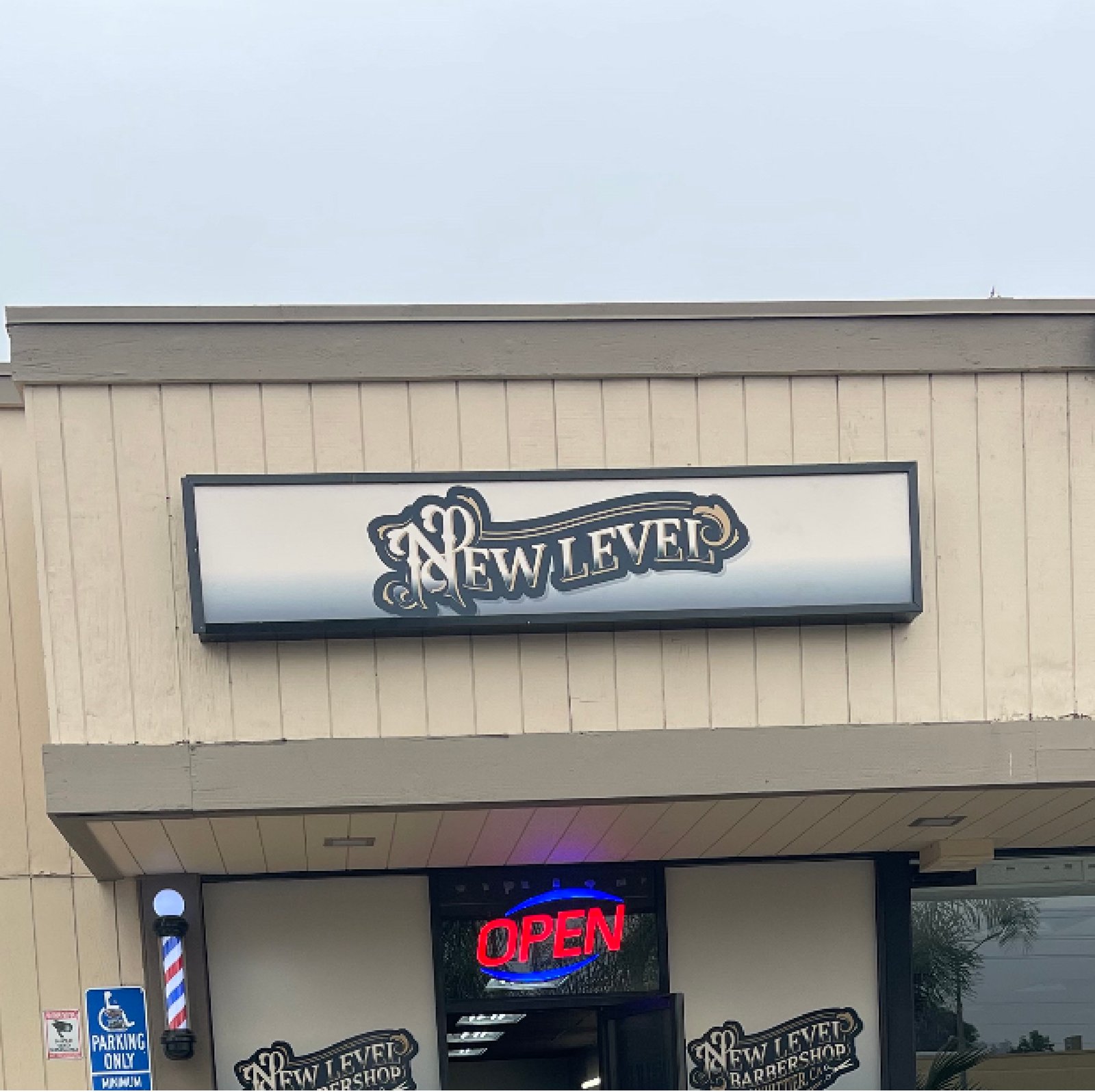 New Level - Cabinet Sign